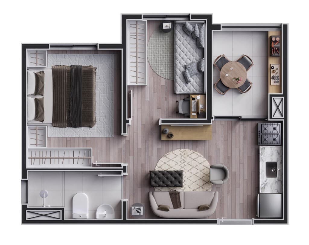 Planta 3 — Mundo Apto Inajar - Residencial