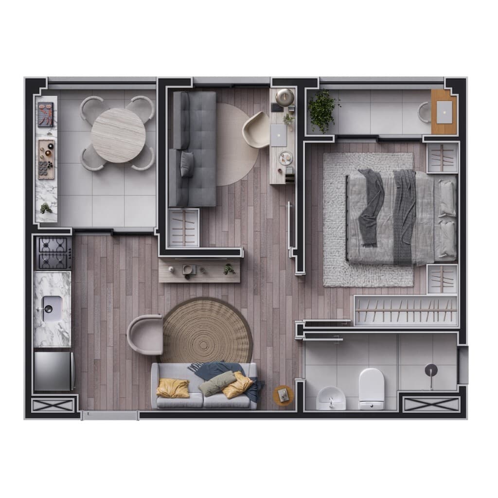 Planta 5 — Mundo Apto Inajar - Residencial