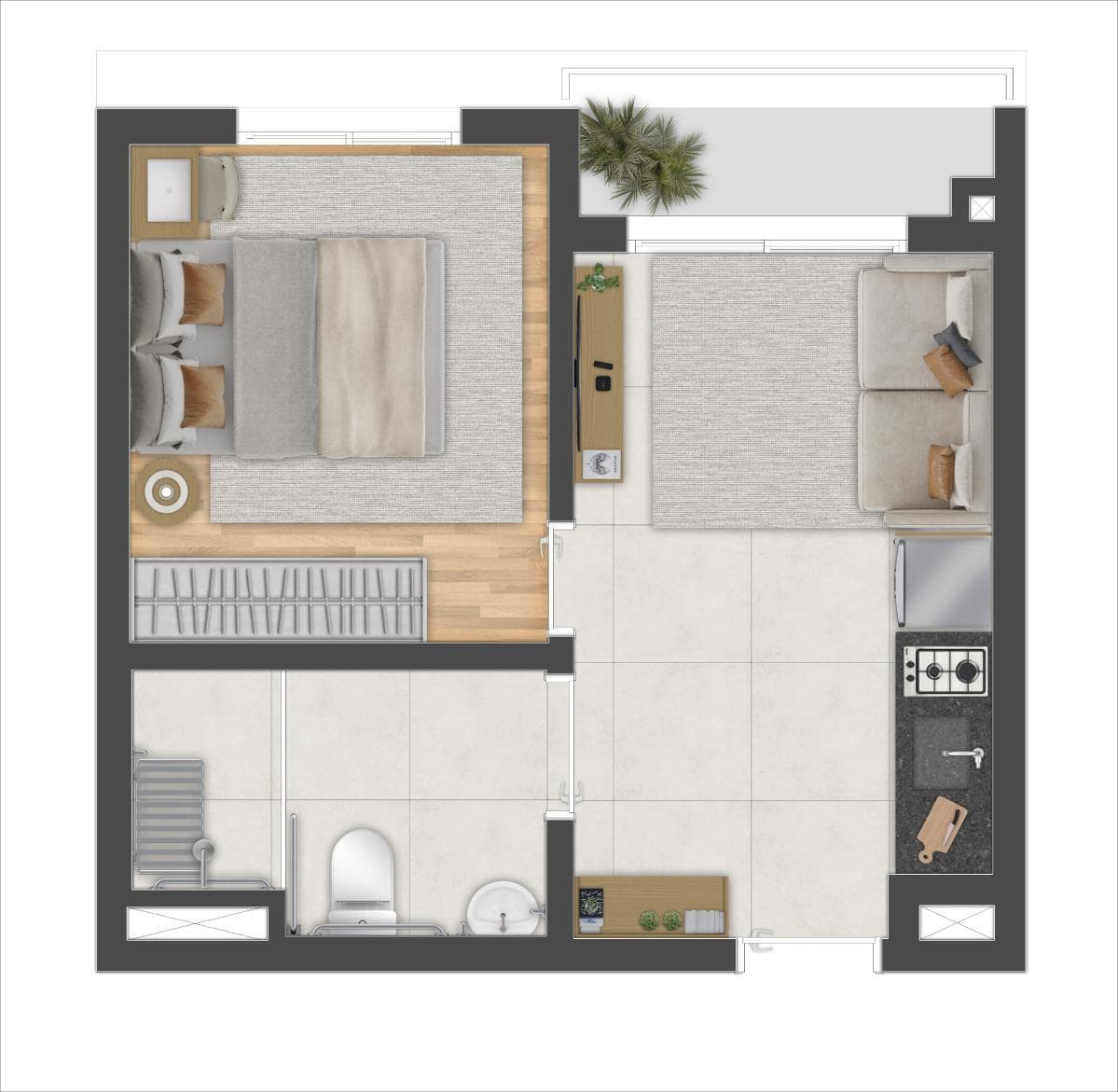 Planta 2 — Sync Campo Belo - Residencial