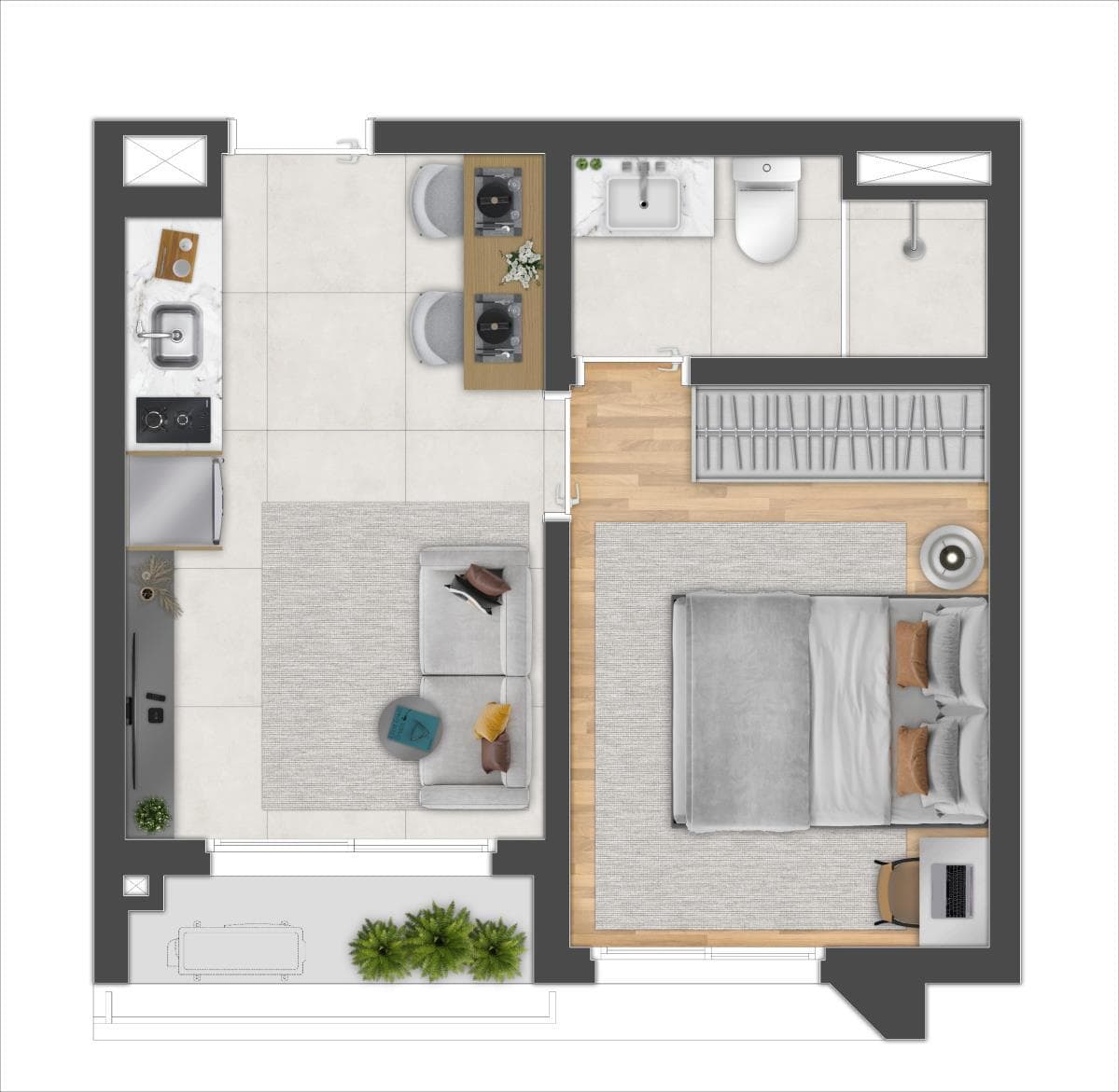 Planta 3 — Sync Campo Belo - Residencial