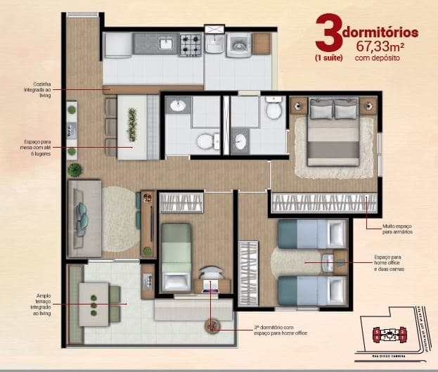 Planta 3 — Origens Santana