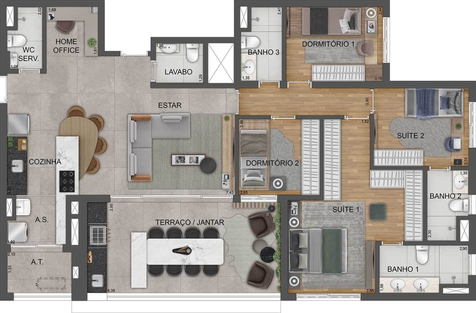 Planta 5 — Mooca Città Milano