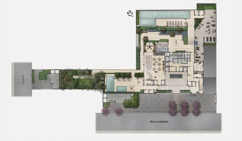 Planta 1 — Lindenberg Vista Brooklin - Residencial