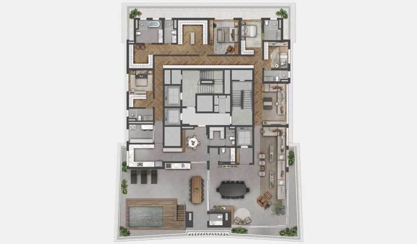 Planta 5 — Lindenberg Vista Brooklin - Residencial