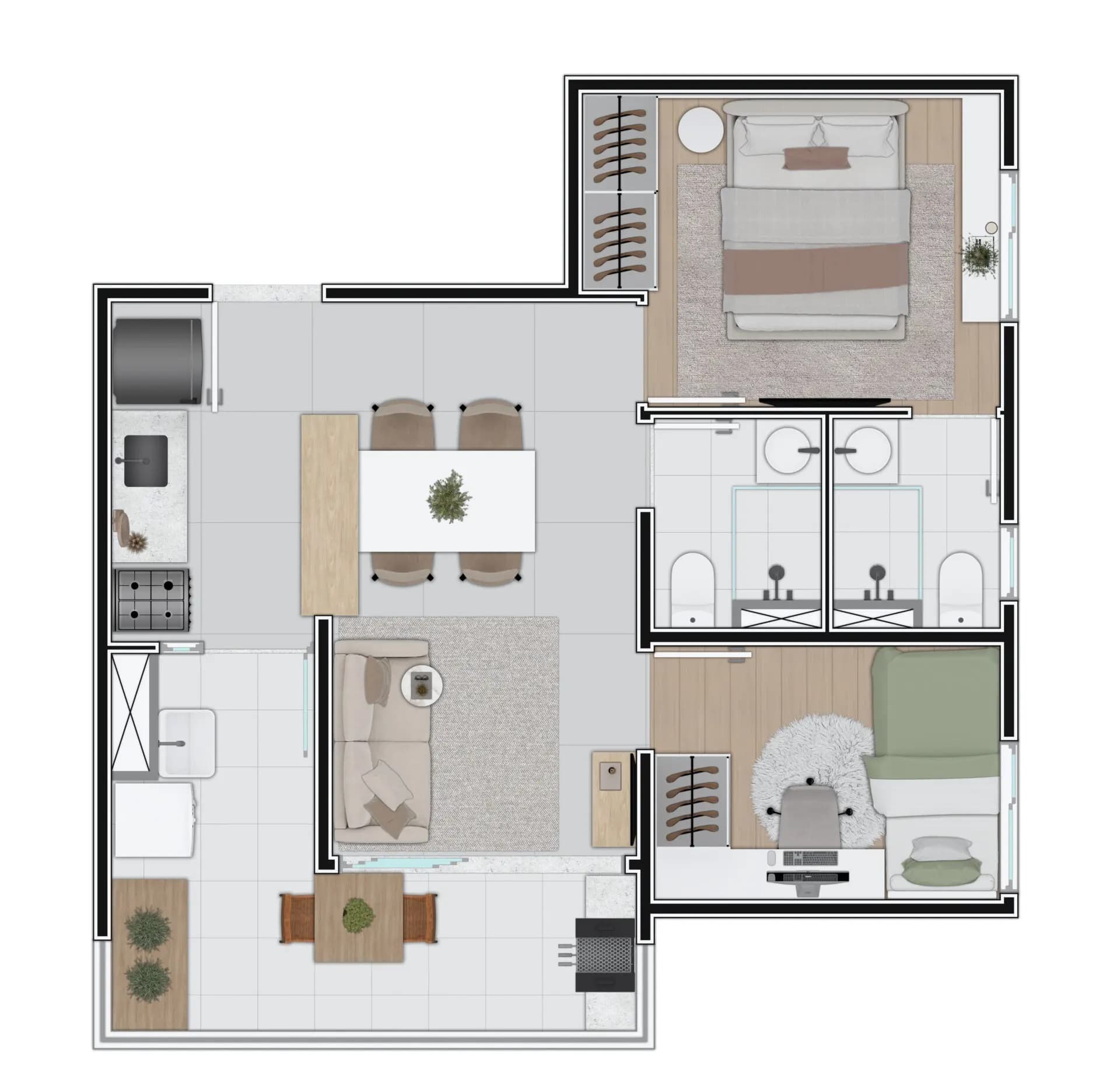Planta 6 — Twist Alto da Mooca