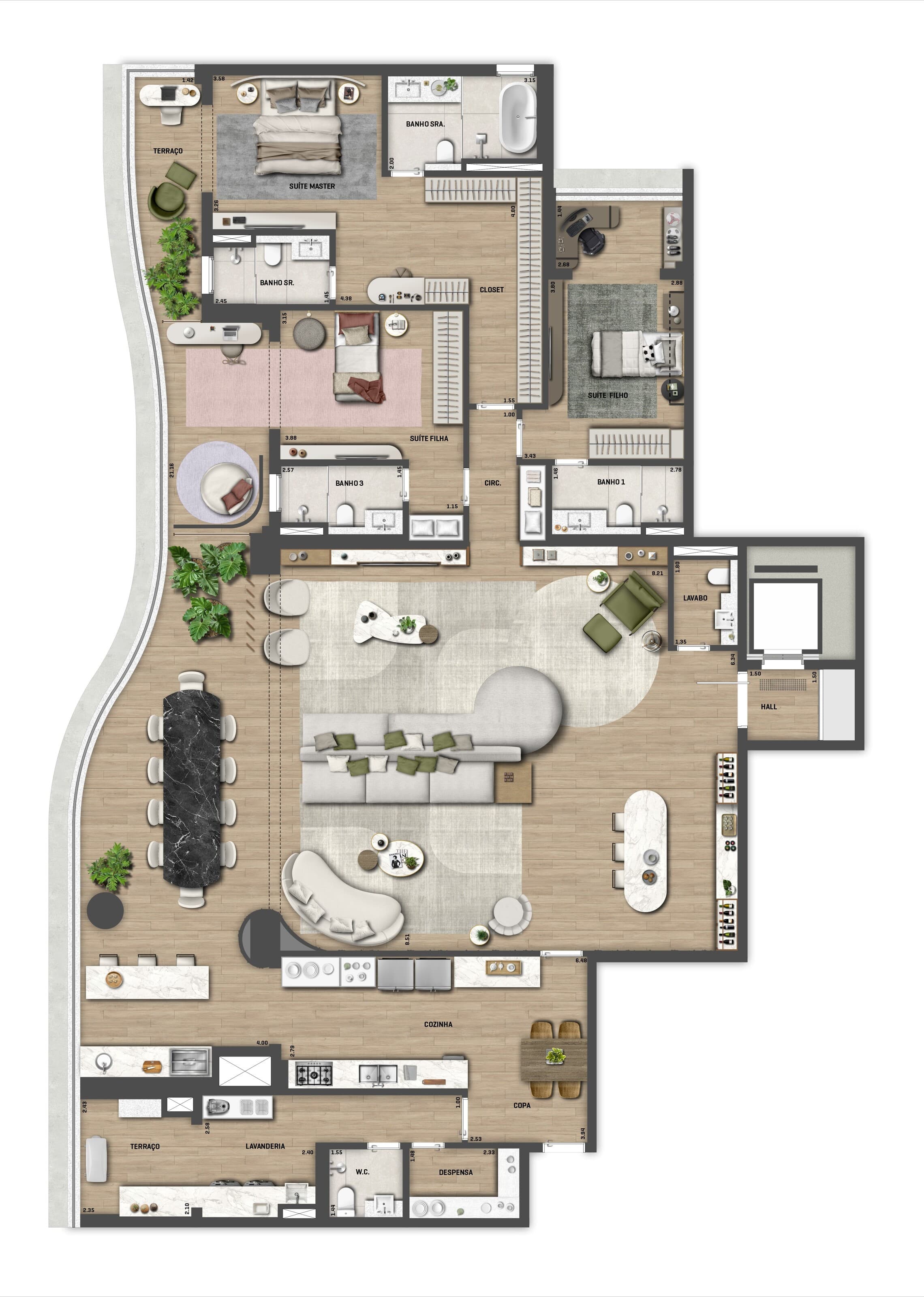 Planta 4 — Bosque Cerejeiras