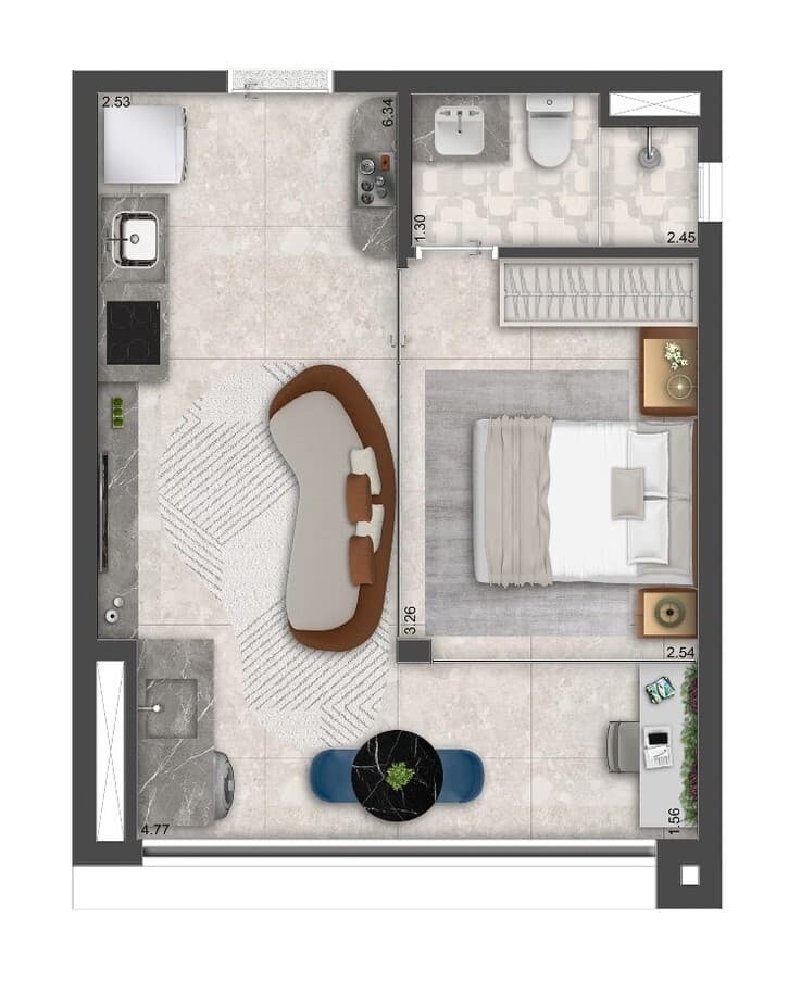 Planta 6 — The Collection Vila Clementino - Residencial