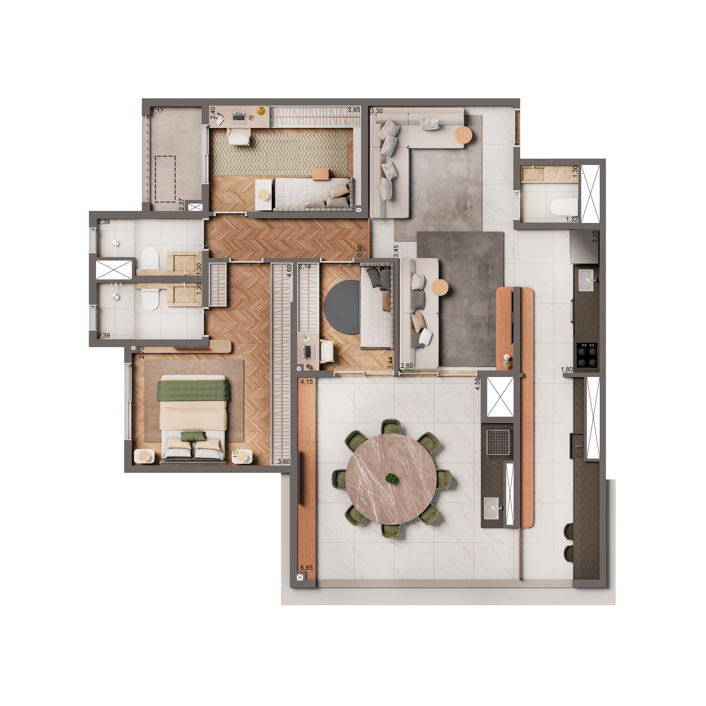 Planta 4 — The Edition by Living Vila Mariana
