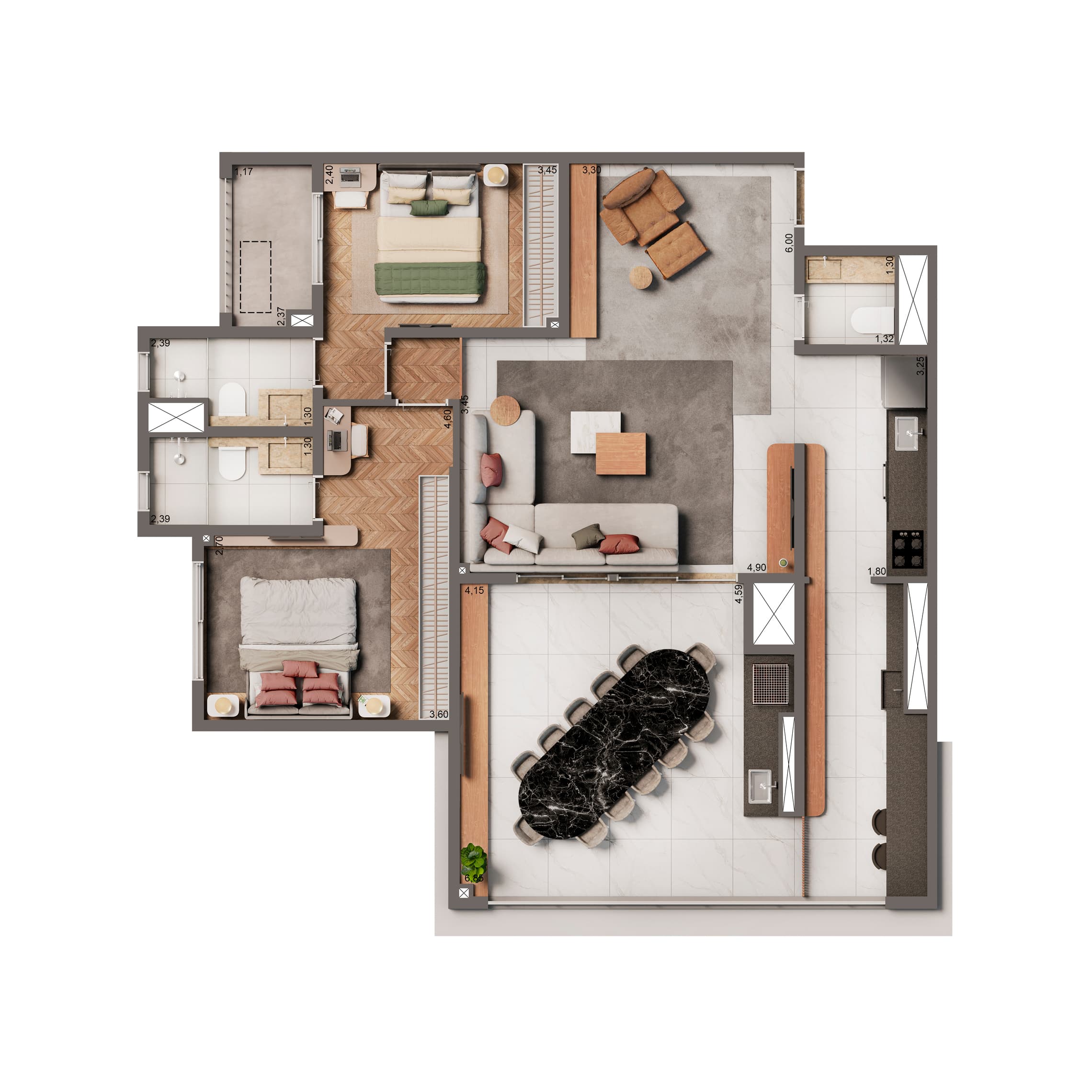 Planta 5 — The Edition by Living Vila Mariana