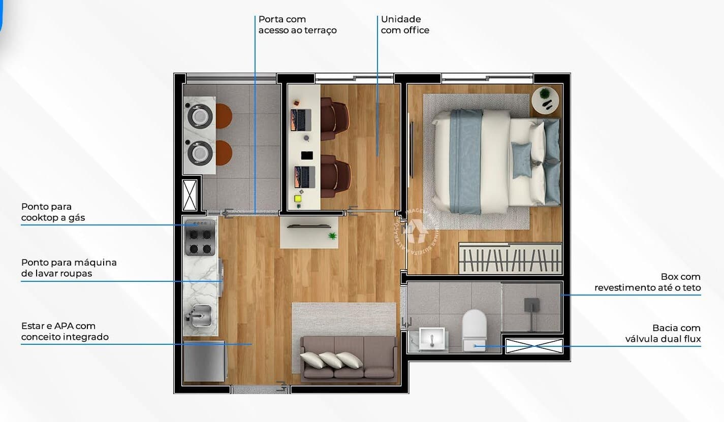 Planta 3 — Metrocasa Vista Cupecê - Residencial - Fase 2