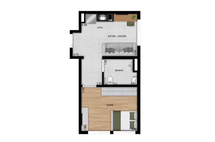 Planta 4 — Praça Diálogo Patriarca - NR