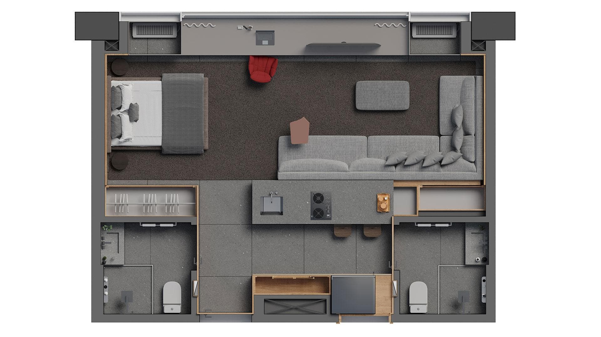 Planta 3 — 155 Jerô - Studios