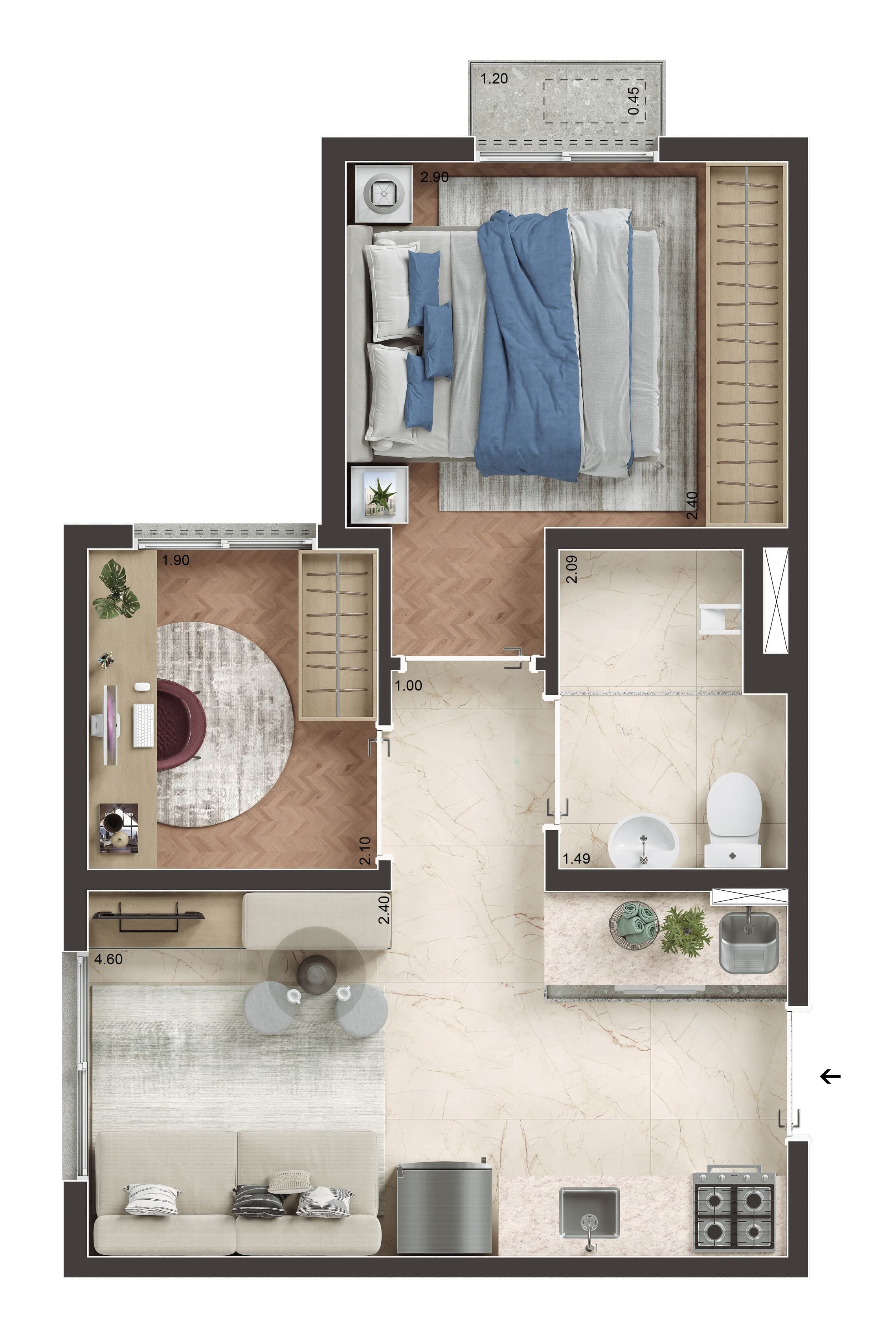 Planta 4 — Viva Benx Butantã - NR