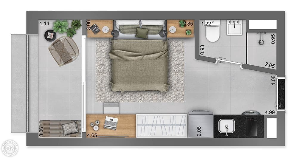 Planta 2 — ON Melo Alves - Residencial