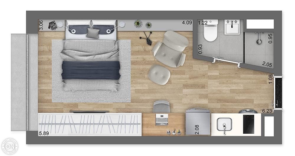 Planta 3 — ON Melo Alves - Residencial