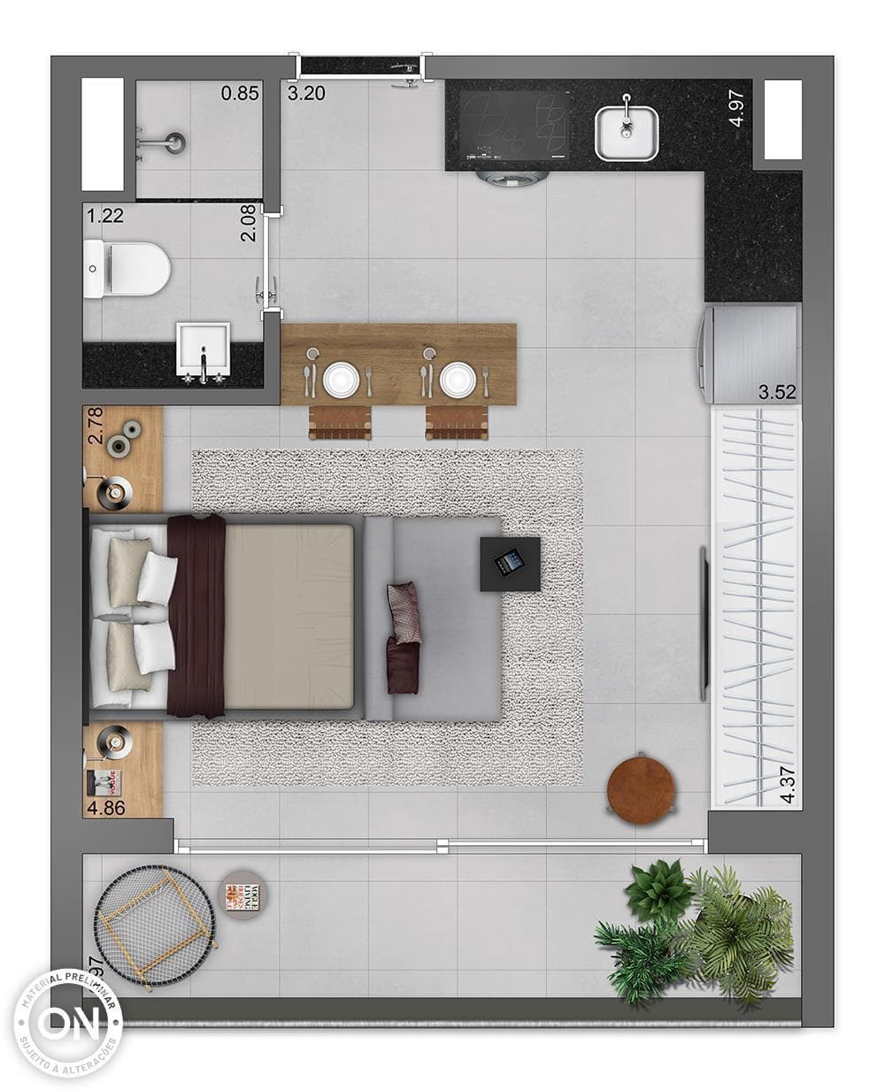 Planta 6 — ON Melo Alves - Residencial