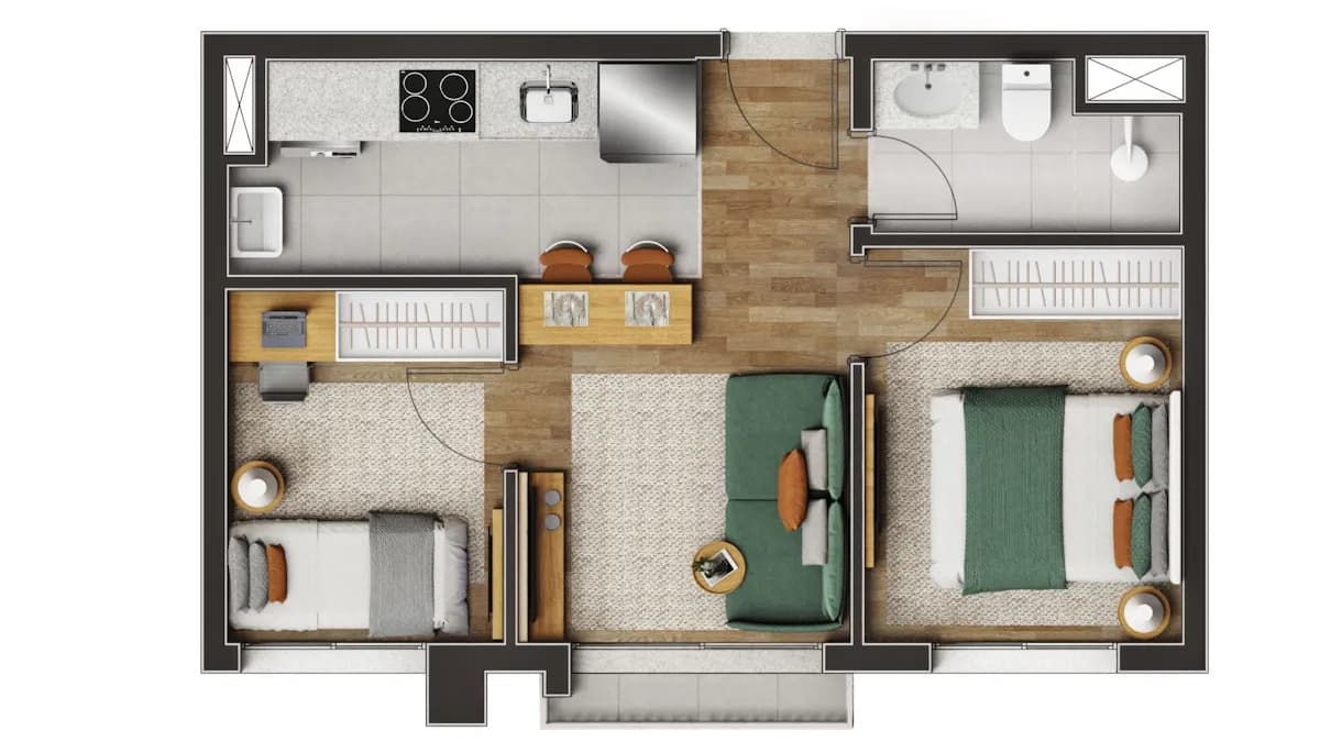 Planta 1 — Boulevard Vila Romana