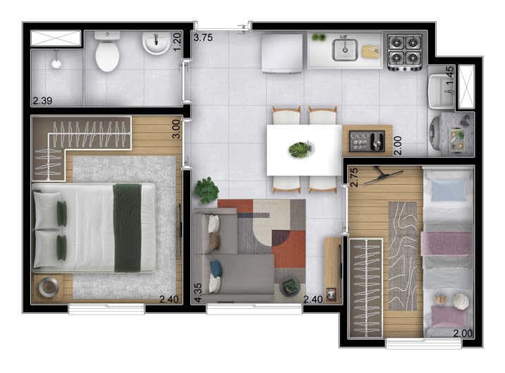 Planta 2 — Sphera Panamby Urban