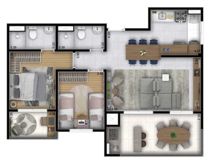 Planta 6 — Sphera Panamby Urban