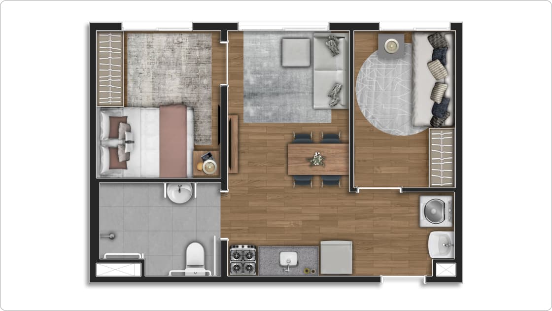 Planta 5 — Bosque Ipiranga - Residencial - Fase 1
