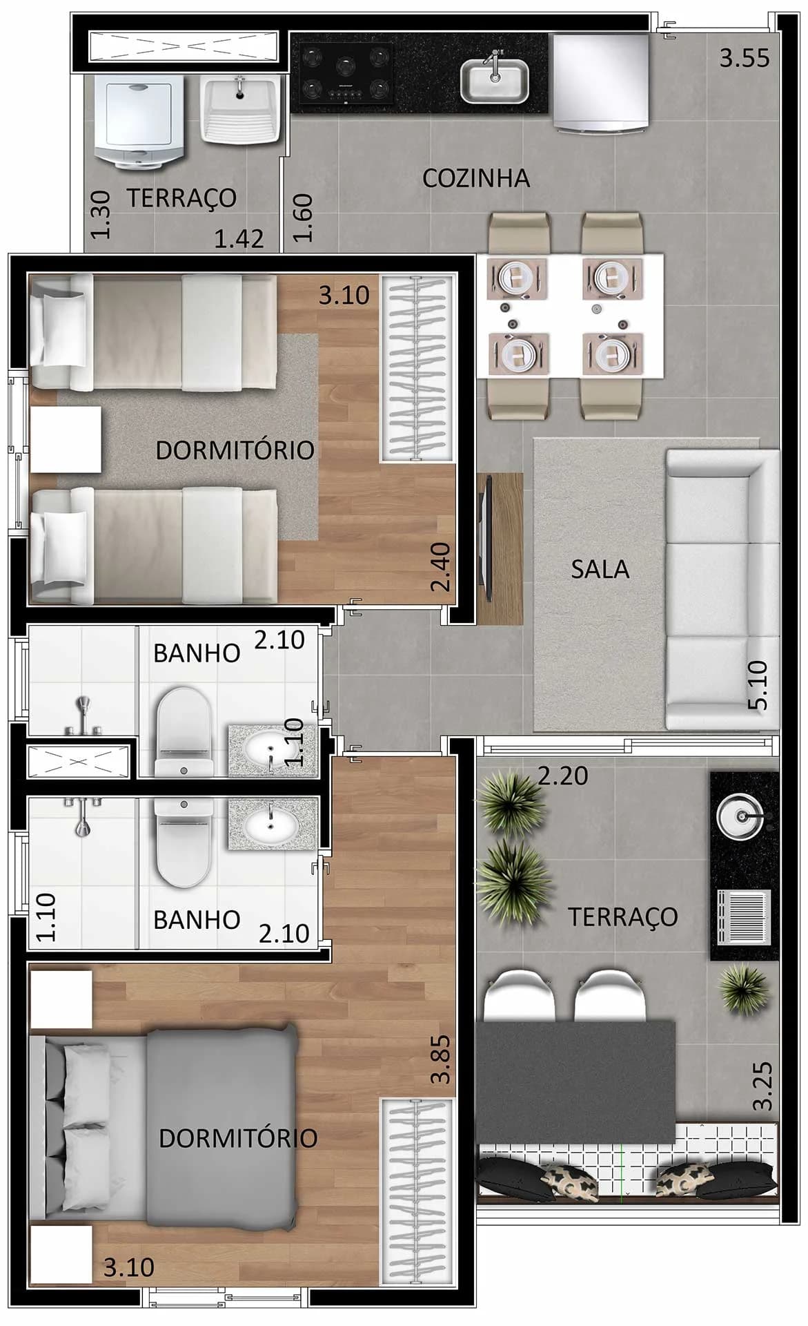 Planta 2 — Porto Real