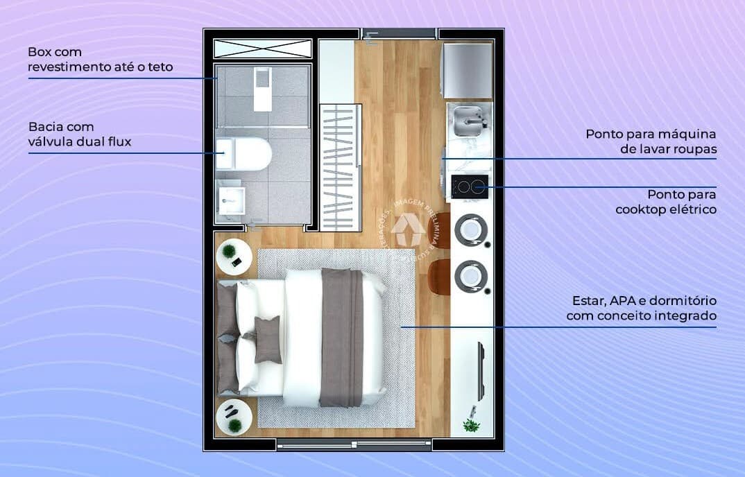 Planta 3 — Metrocasa Jardim Botânico - Residencial
