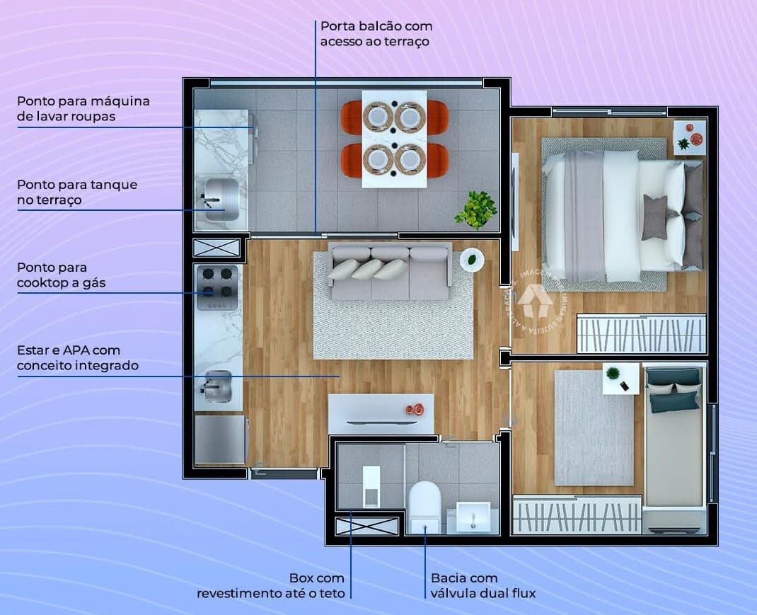 Planta 5 — Metrocasa Jardim Botânico - Residencial