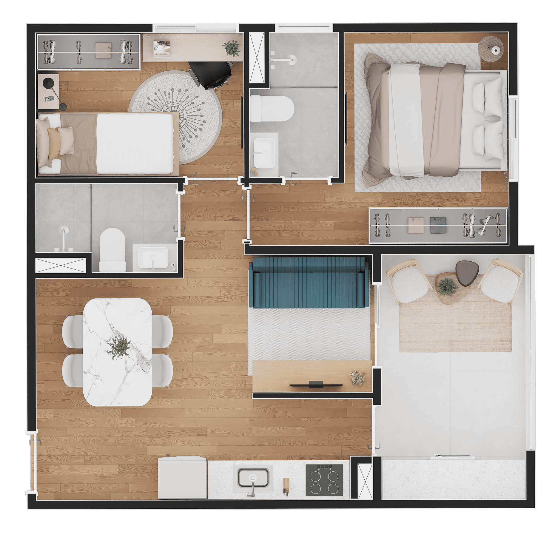 Planta 1 — Influencer Vila Mariana