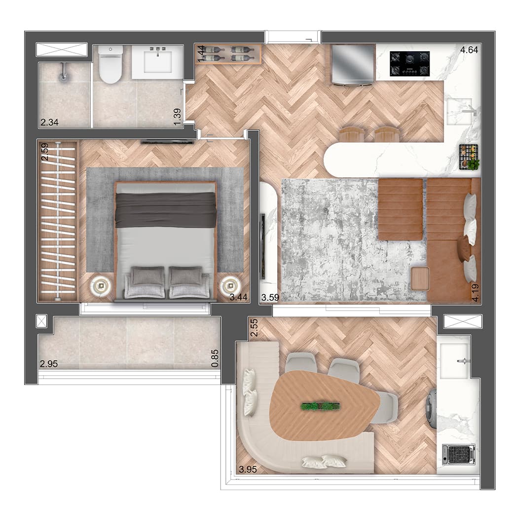 Planta 3 — Mac Ibirapuera - Residencial