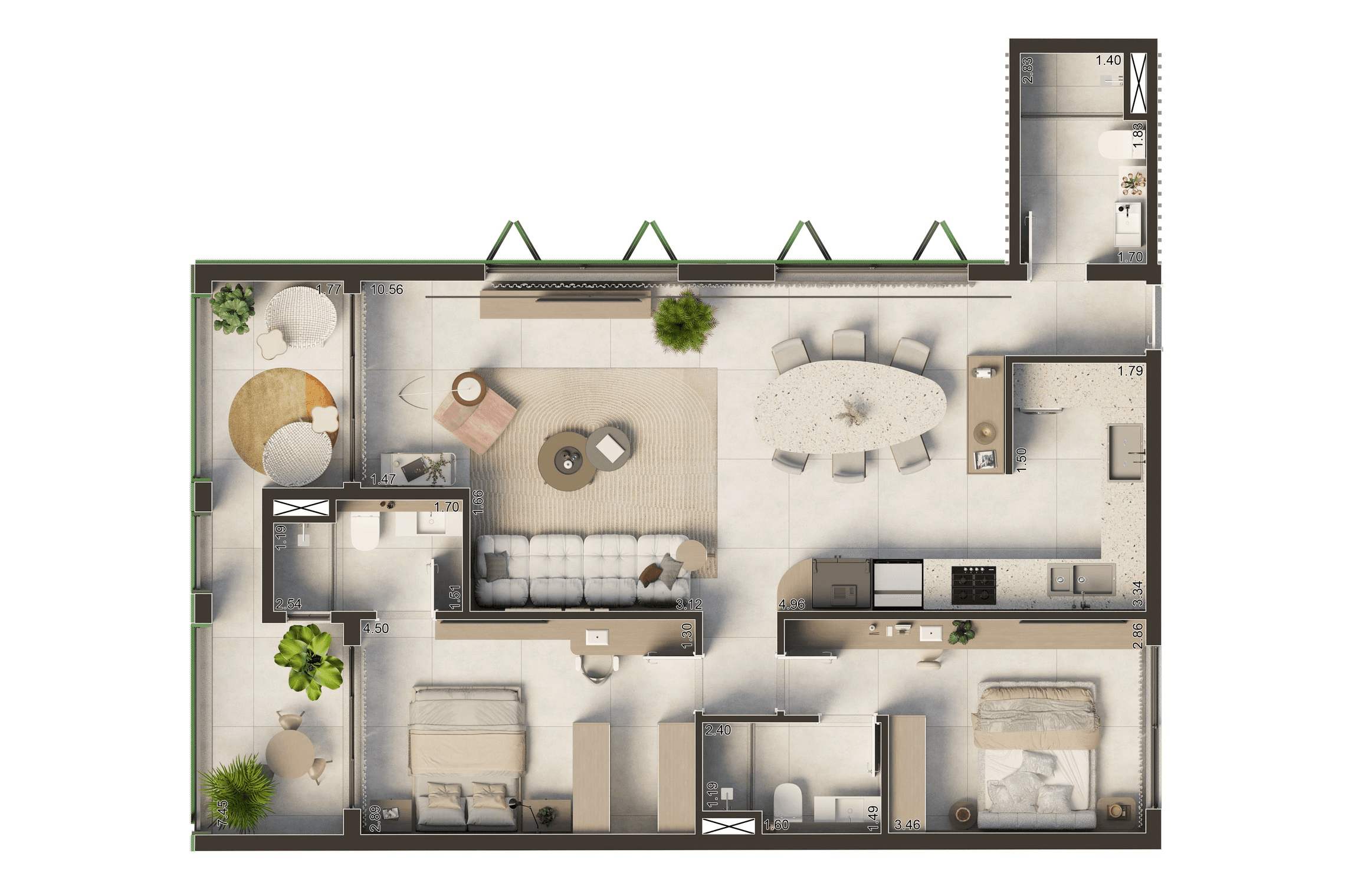 Planta 5 — Casa Vertical Apinajés