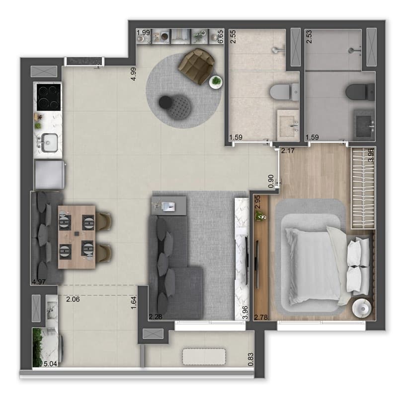Planta 4 — Haus Mitre Edition NY Soho - NR