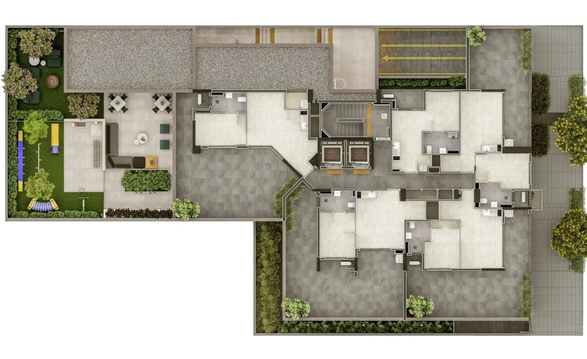 Planta 1 — WALKPAULISTA - Residencial