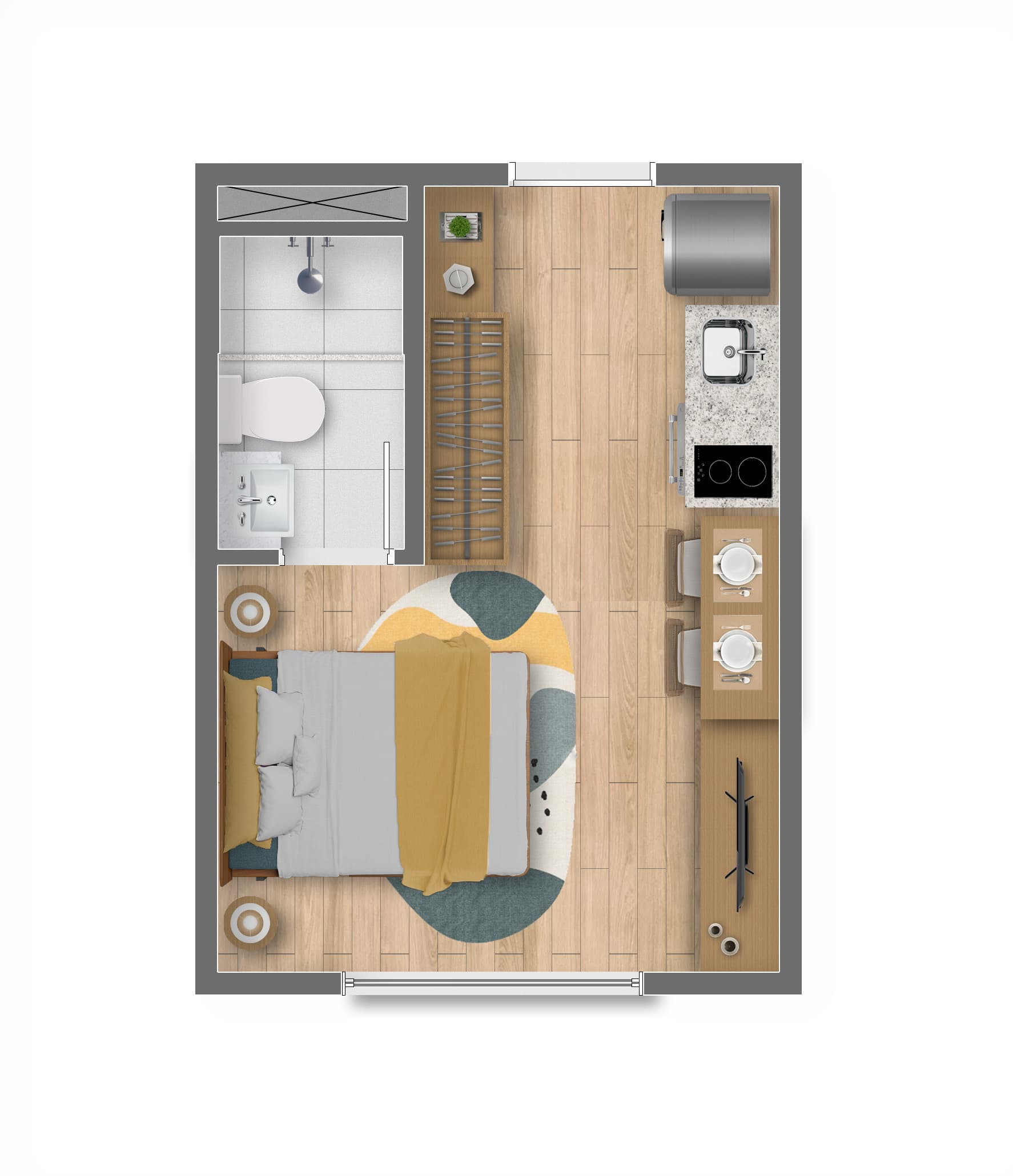 Planta 3 — Maskan Vila Romana - Residencial