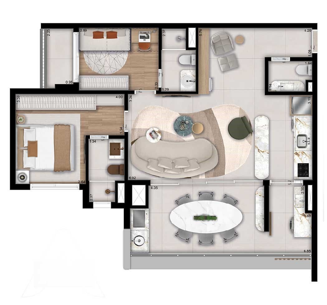 Planta 6 — Mac Campo Belo