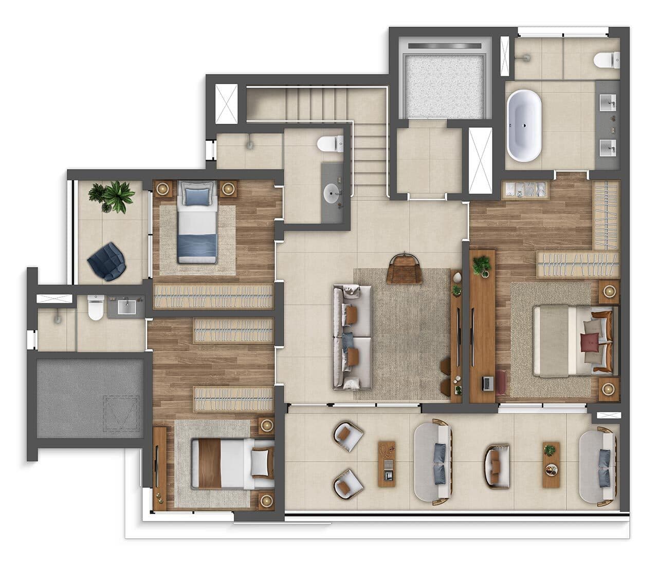 Planta 5 — Reserva Madalena - Residencial