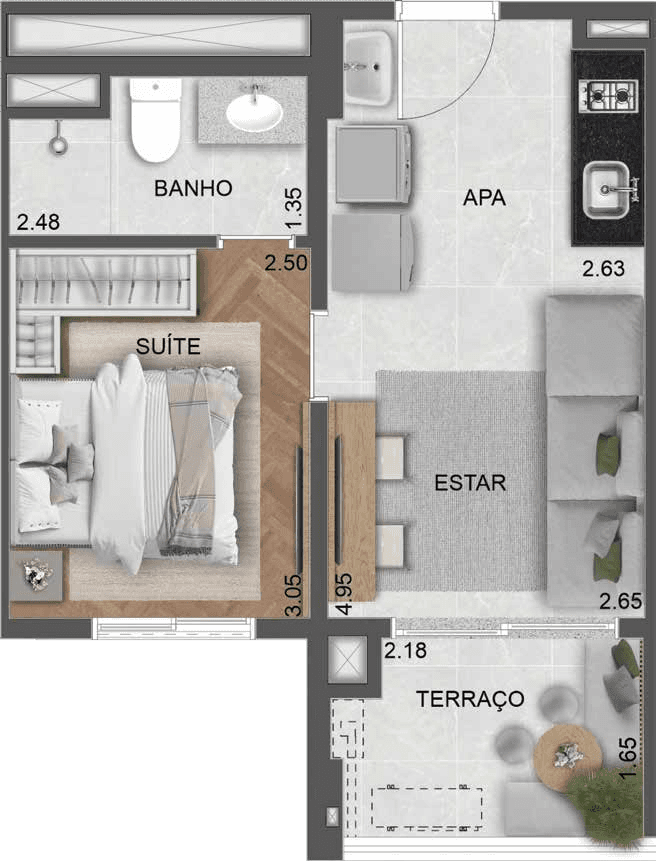 Planta 2 — Villares Parada Inglesa - Residencial