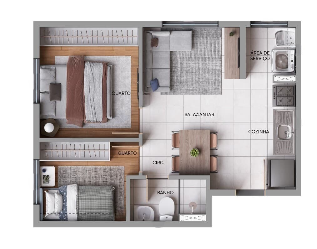 Planta 3 — Recanto da Mata