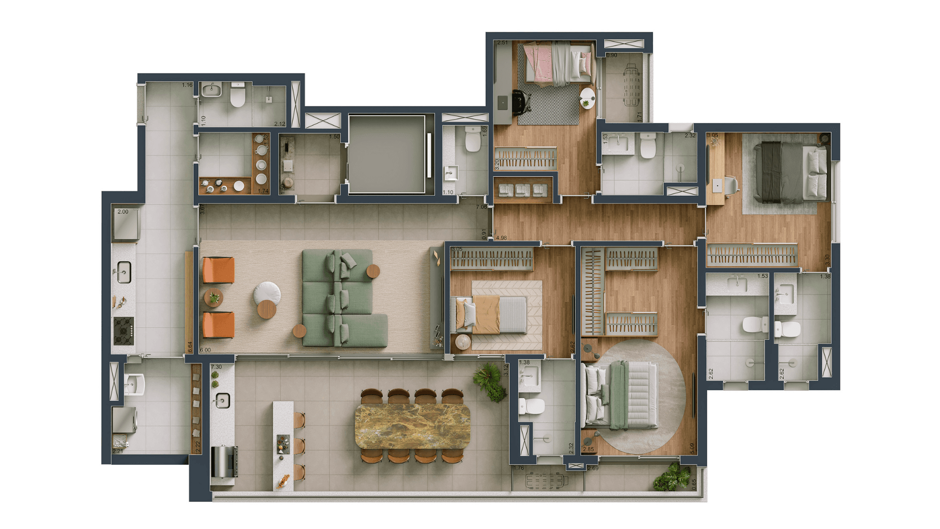 Planta 3 — Maison Diogo By Fibra - Residencial