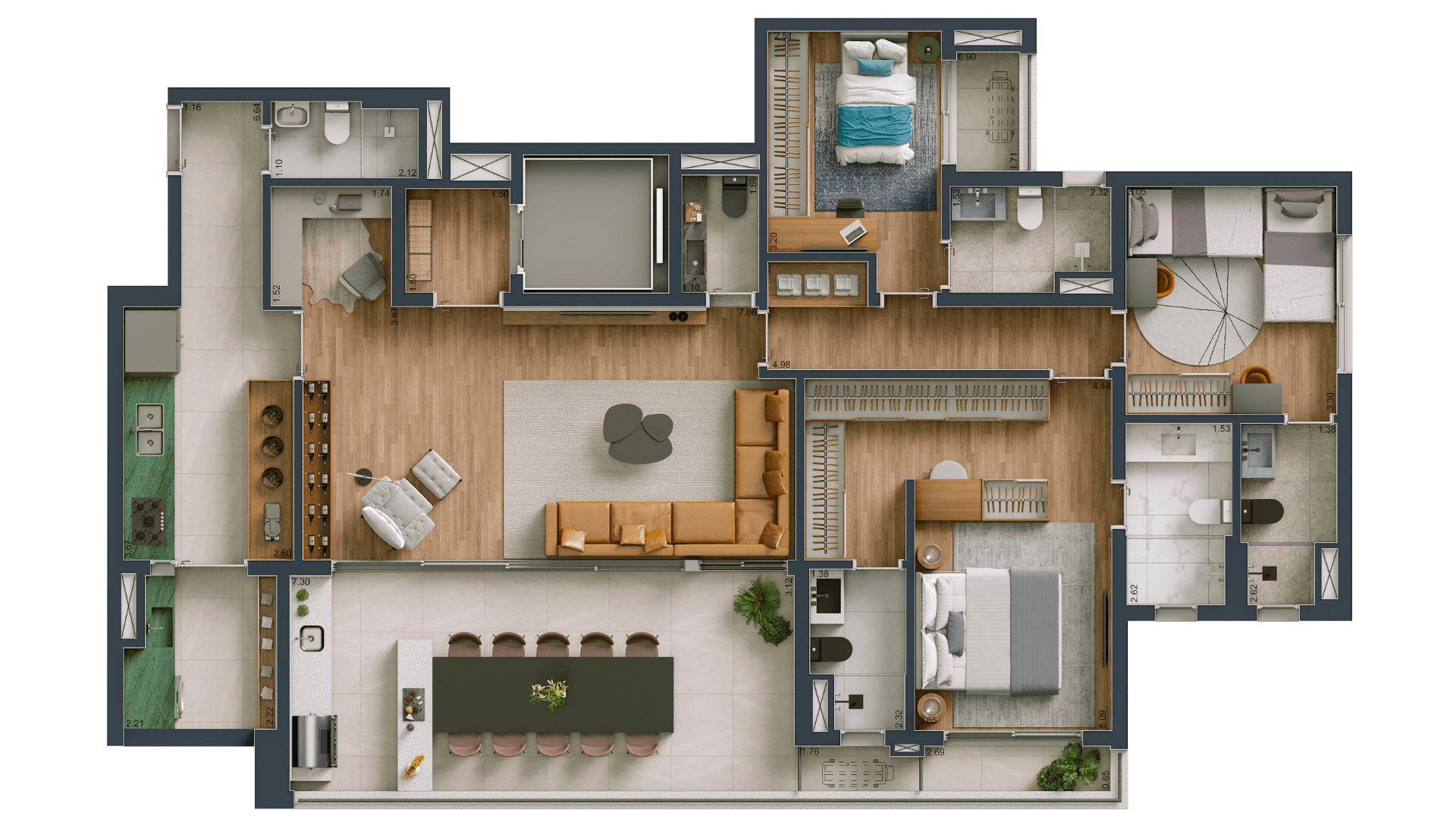 Planta 4 — Maison Diogo By Fibra - Residencial