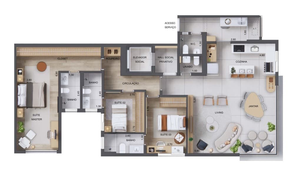 Planta 4 — Excellence Perdizes