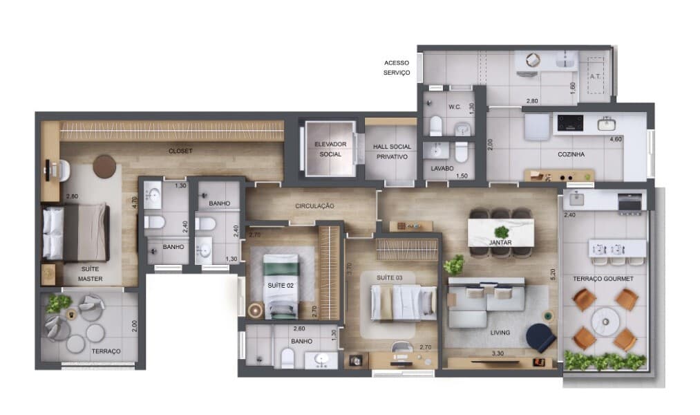 Planta 5 — Excellence Perdizes