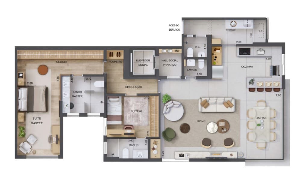 Planta 6 — Excellence Perdizes
