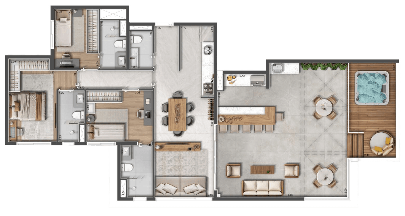Planta 5 — Arch Nazaré Residence
