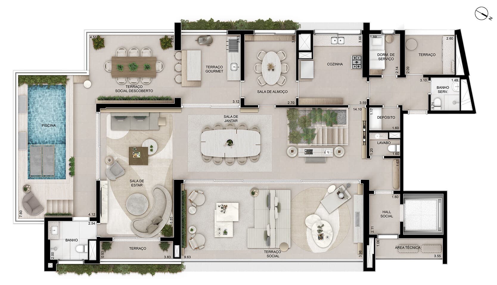 Planta 6 — Ampére Brooklin