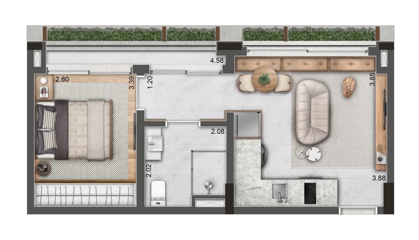 Planta 1 — 177 Jerônimo - Residencial