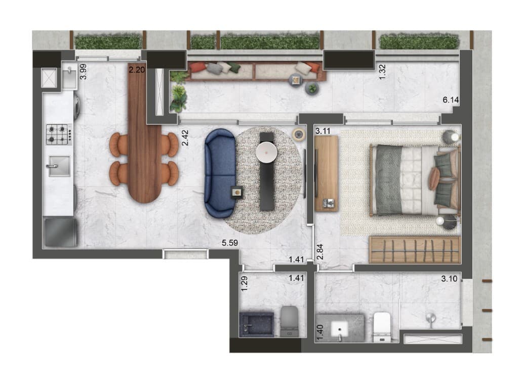Planta 2 — 177 Jerônimo - Residencial