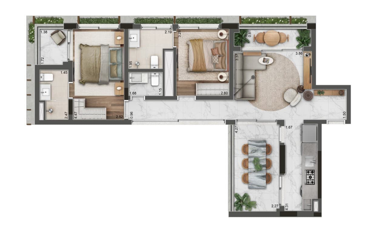 Planta 6 — 177 Jerônimo - Residencial