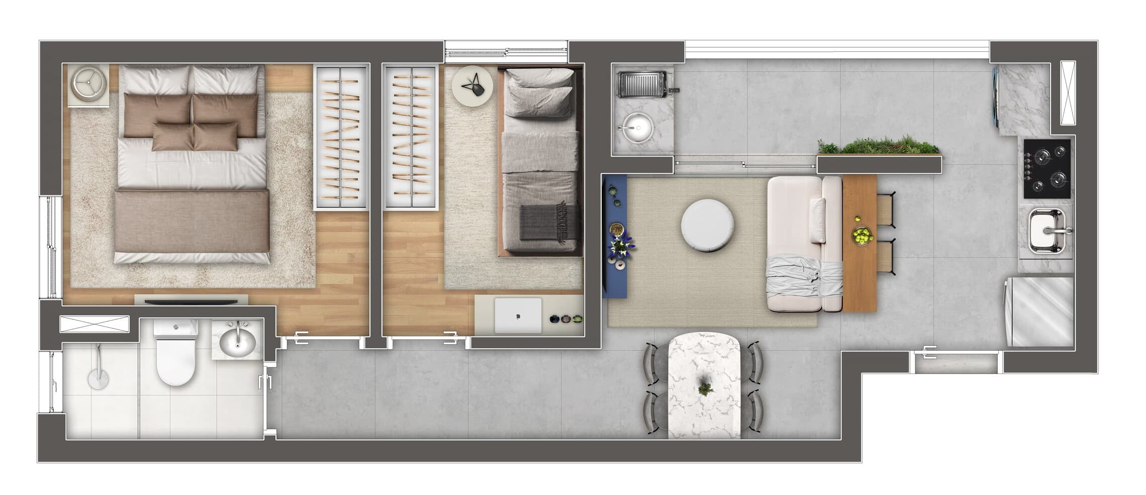 Planta 1 — Full Jardim São Paulo - Residencial