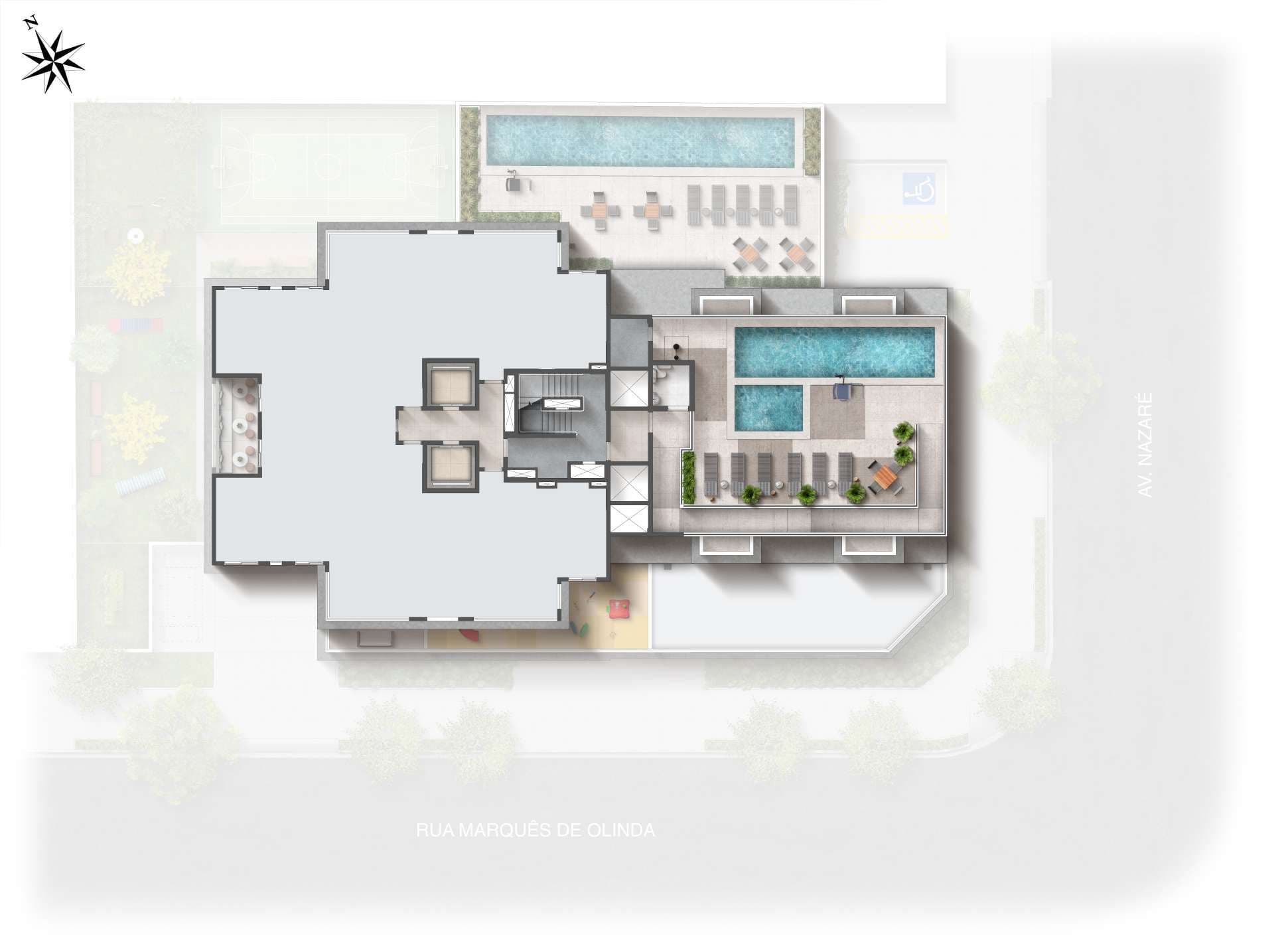 Planta 1 — Arch Nazaré Urban - Residencial