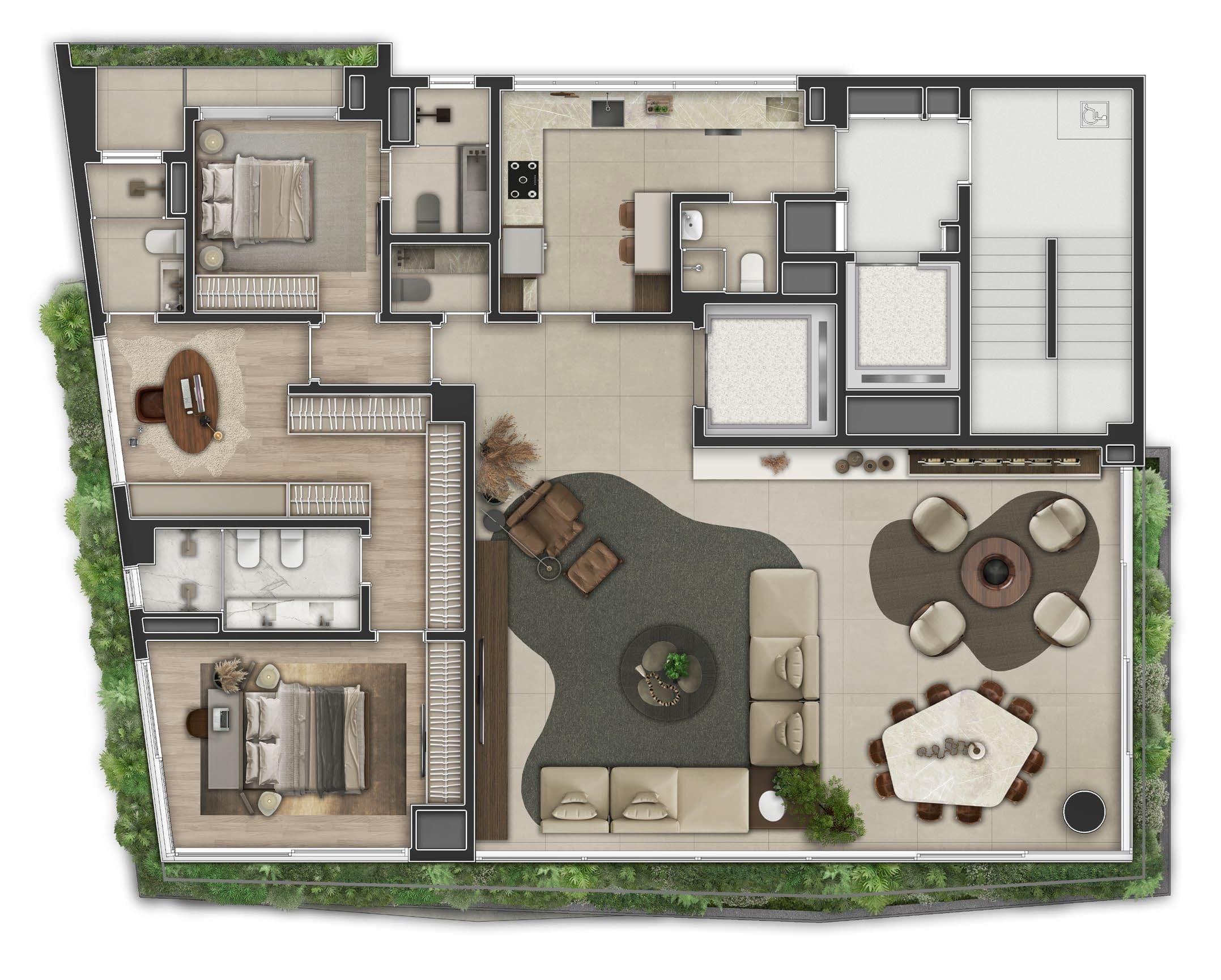 Planta 5 — Orla Paulistana - Residencial